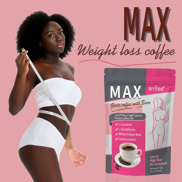 MAX Curve Coffee est une boisson instantanée conçue pour ceux qui recherchent un café sans sucre favorisant la gestion du poids