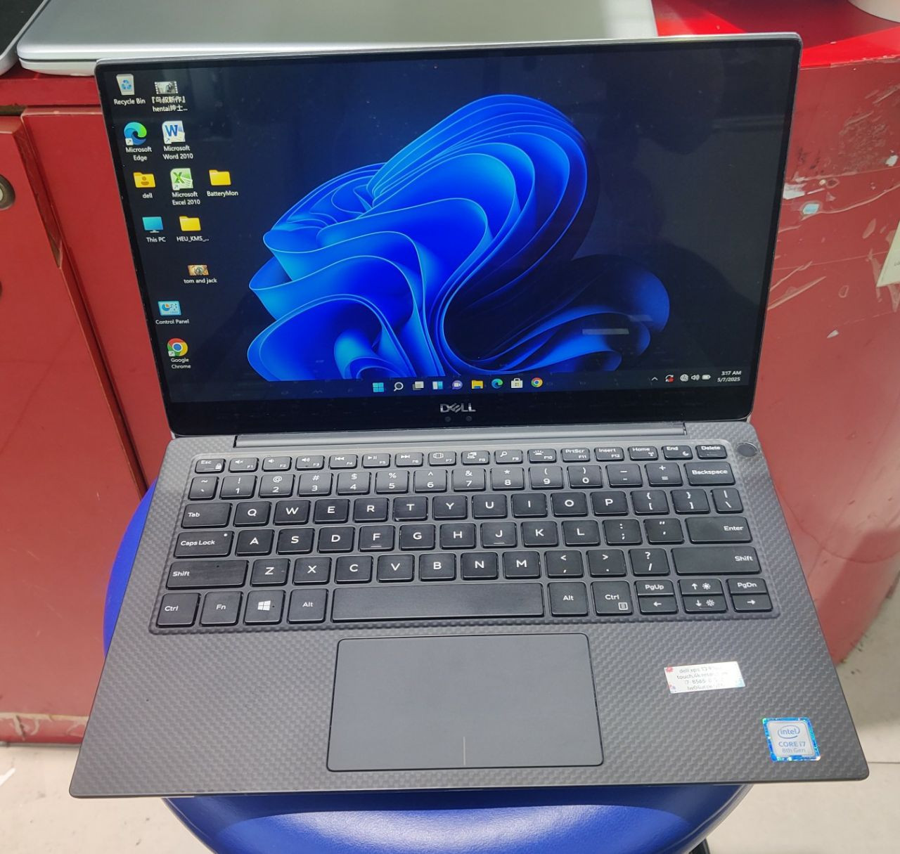 Pc Ordinateur portable de marque Dell XPS 13 9380   Touch Screen,4K UHD Resolution Intel 8th Gen, i7-8550   Version originale