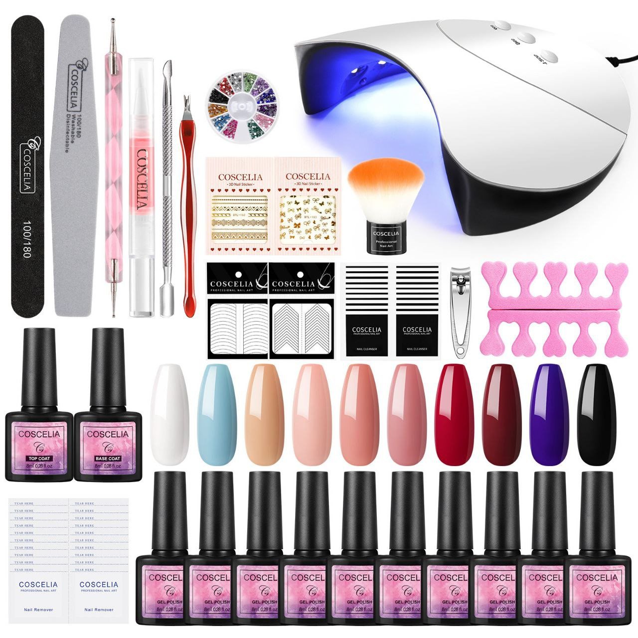 Ensemble d'outils de manucure. magasin de colle pour vernis à ongles, ensemble de manucure pour débutants, vente en gros d'accessoires de manucure