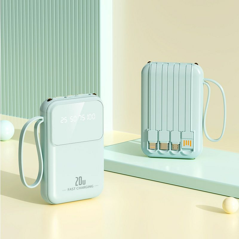 Power Bank de grande capacité 5000mAh Mini avec câble PORTABLE POWERBANK MOBILE BANK POWER