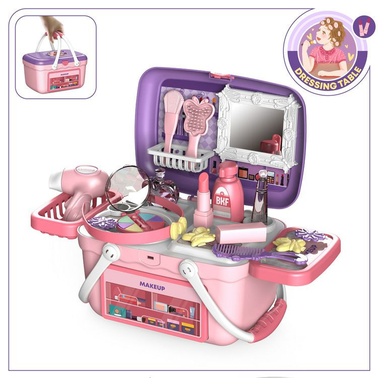 Kit de maquillage de simulation ensemble de 26pcs de jouets de maquillage  pour les petites princesses enfants fille