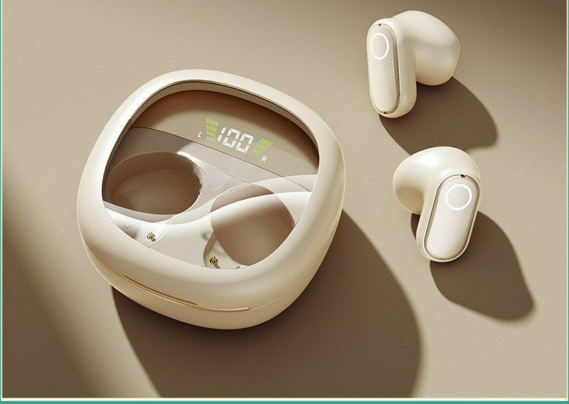 New Wireless, Airpod de Sports Office écouteurs Bluetooth sans fil Headset  Cantant de la bougie semi-auriculaire de Haute qualité sonore et longue durée de vie de la batterie