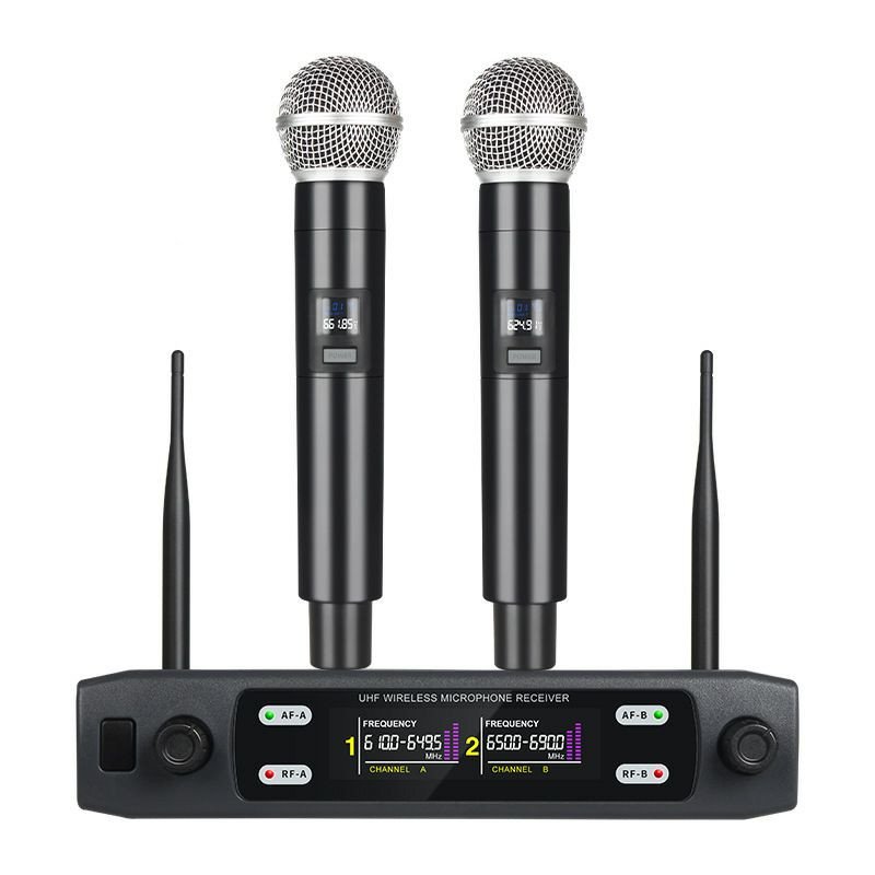 Microphone sans fil 2.4G un à deux TV KTV